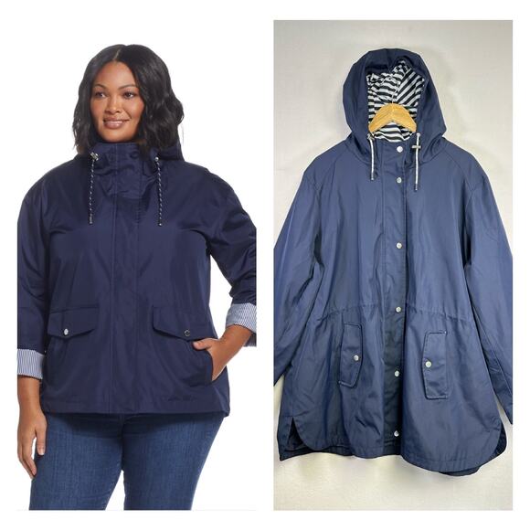 Woman's Weatherproof Blue Jacket - Size XXX Large Outdoors Walking Rain - Picture 1 of 12